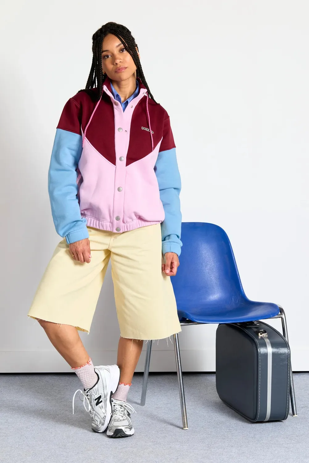 Perpète Laura veste rose XS-XXL molleton