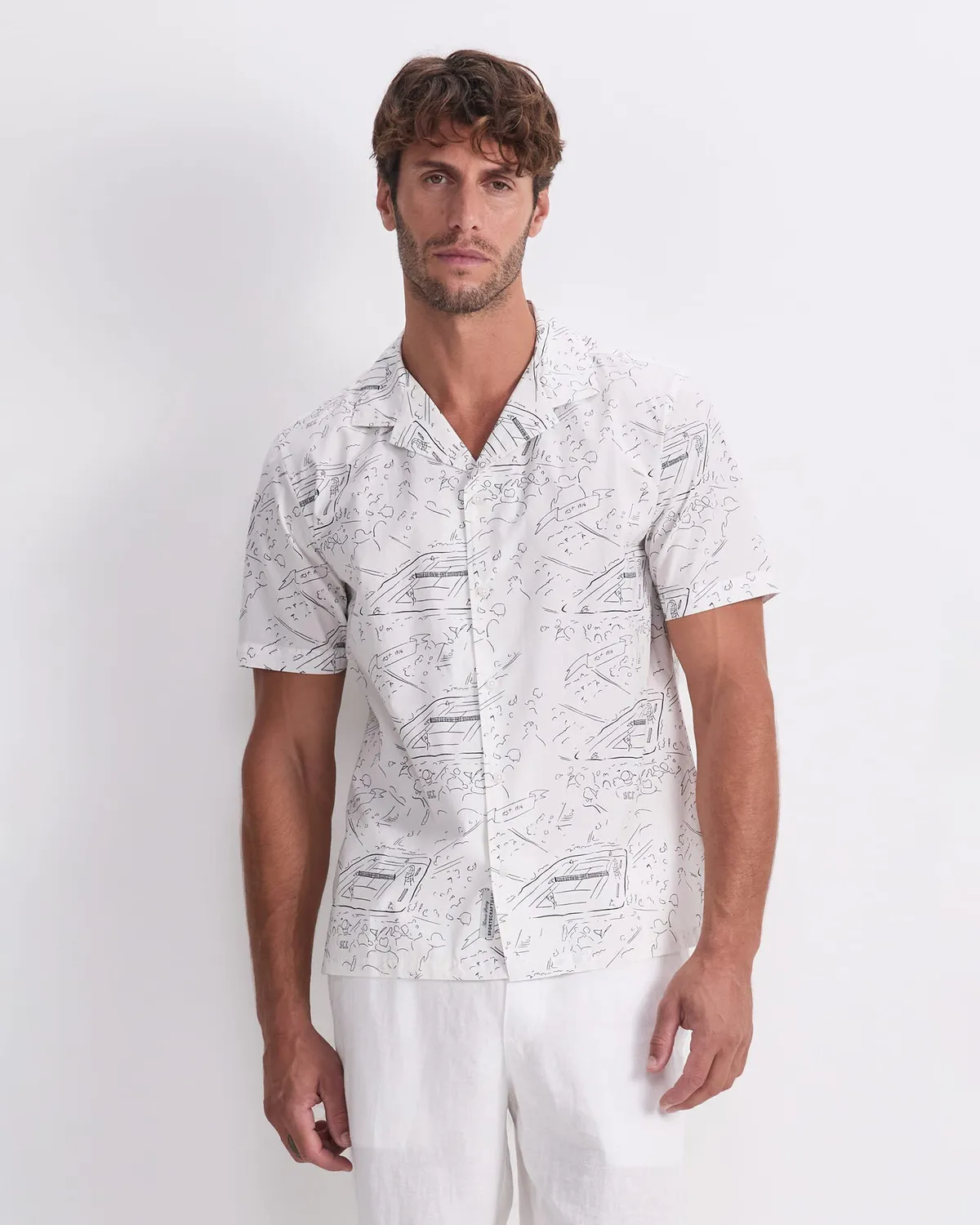 Sportscraft Rally chemise coton imprimée homme