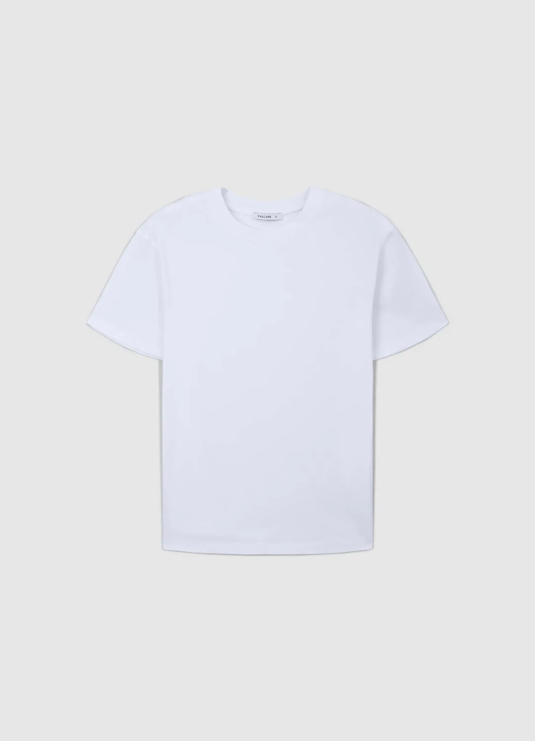 Calliope t-shirt femme col rond uni coton