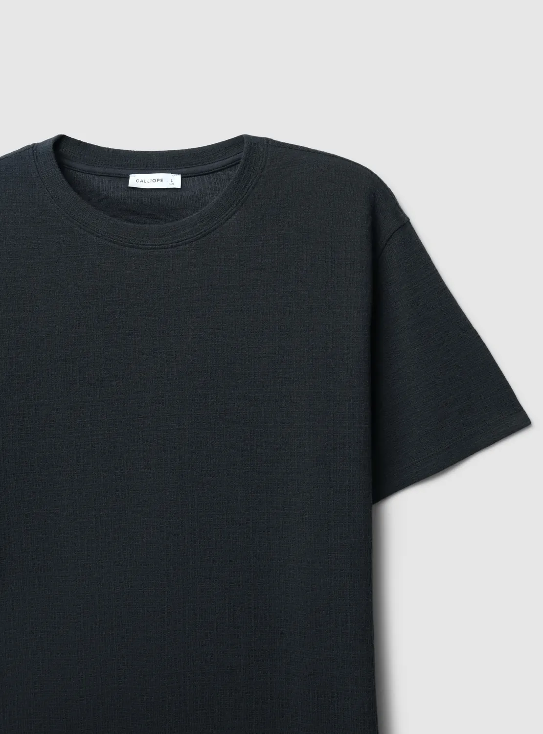 Calliope t-shirt dévoré coton homme col rond