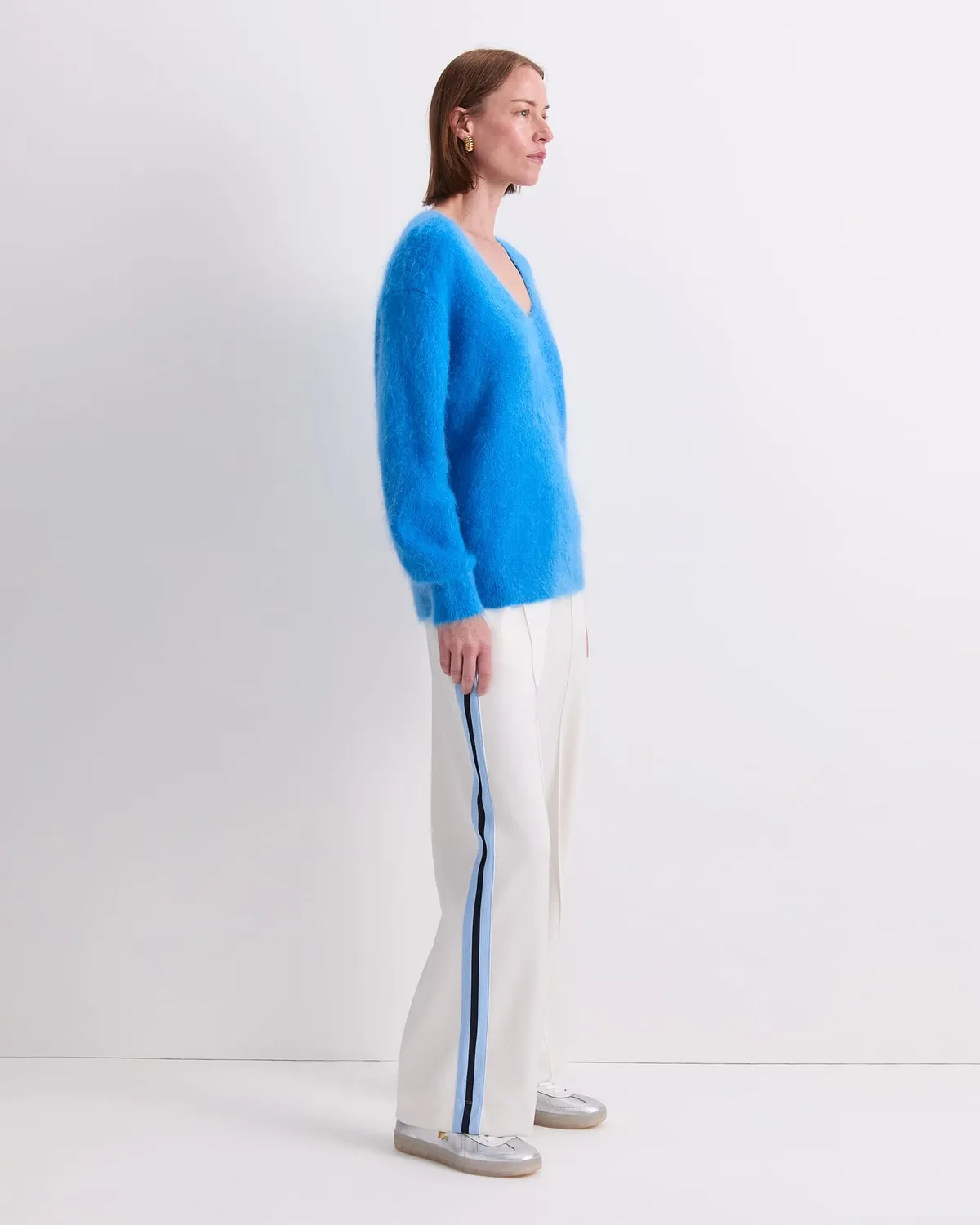Sportscraft Tatiana Mohair pull col V femme
