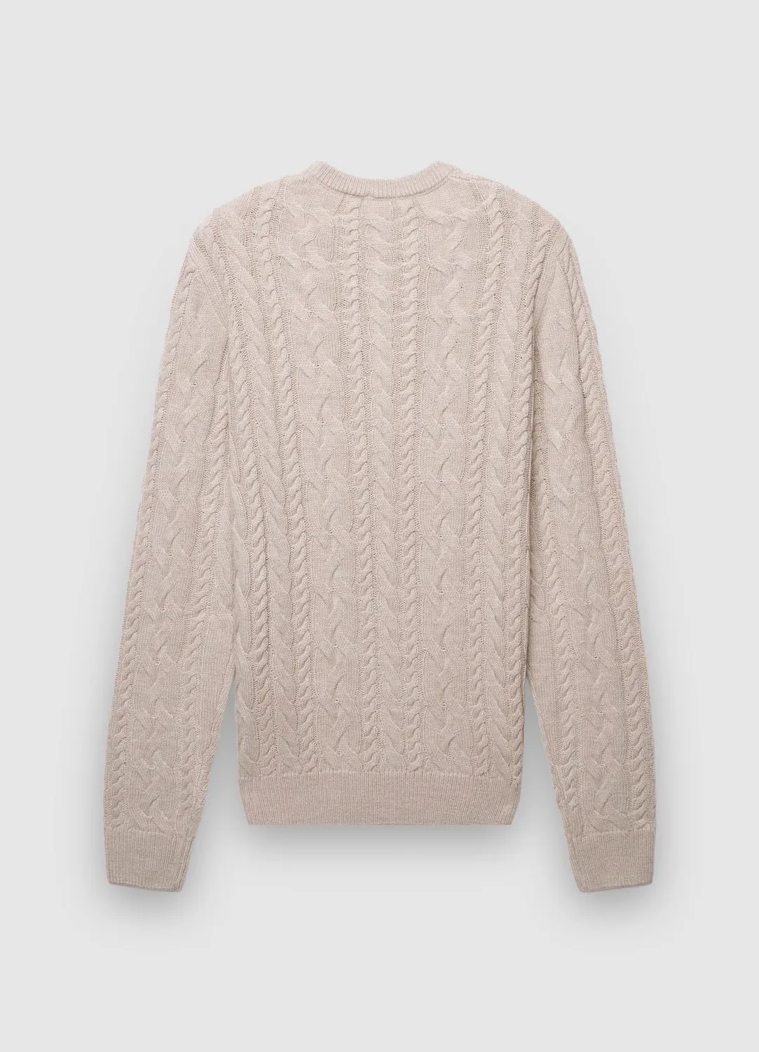 Calliope Trecce Pull col rond torsades homme L