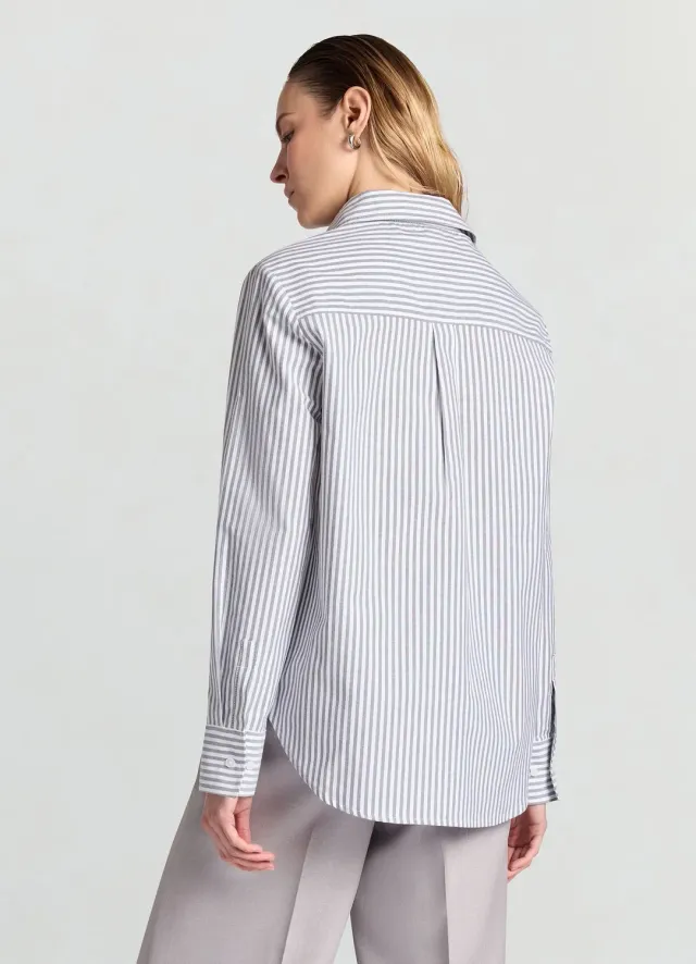Calliope chemise rayée femme manches longues