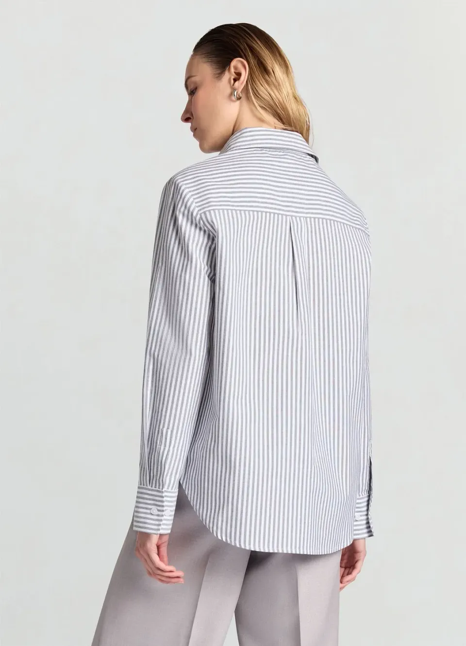 Calliope chemise rayée femme manches longues