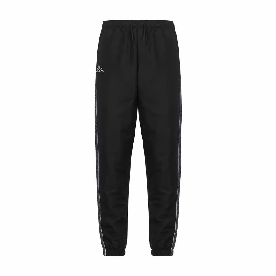 Kappa Ivor jogging noir homme coupe droite cordon