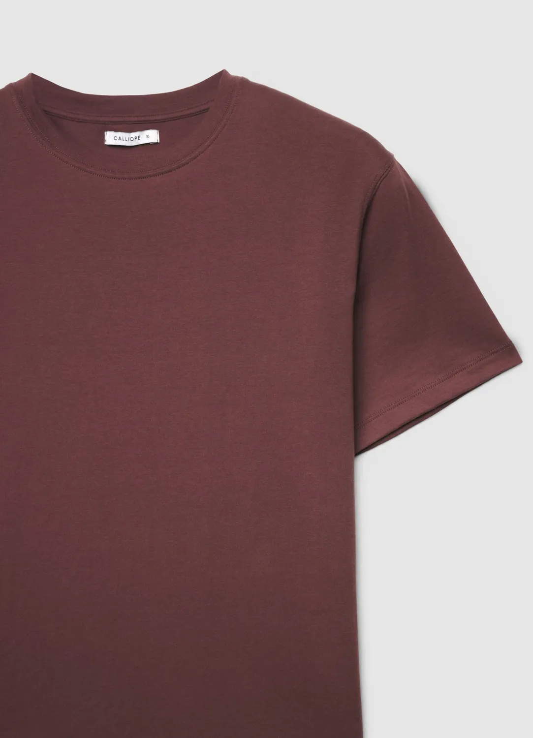 Calliope T-shirt col rond uni femme coton regular