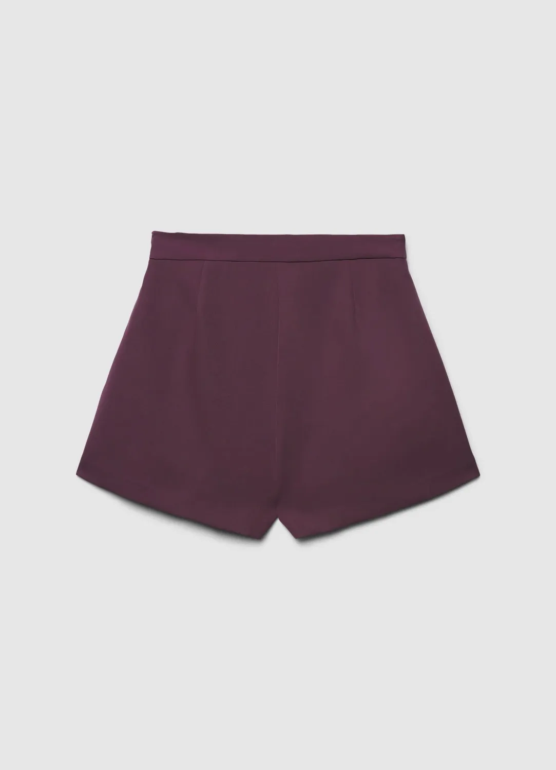 Calliope jupe-short panneau frontal femme zip