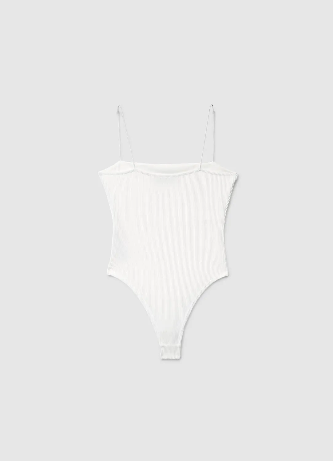 Calliope Body Côtelé Femme Bretelles Fines Uni