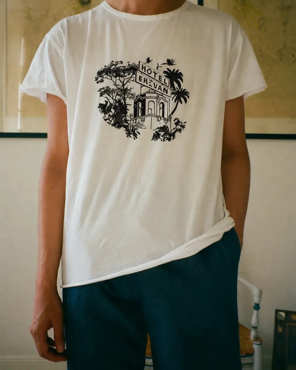 EREVAN Hotel tee-shirt coton japon bords francs