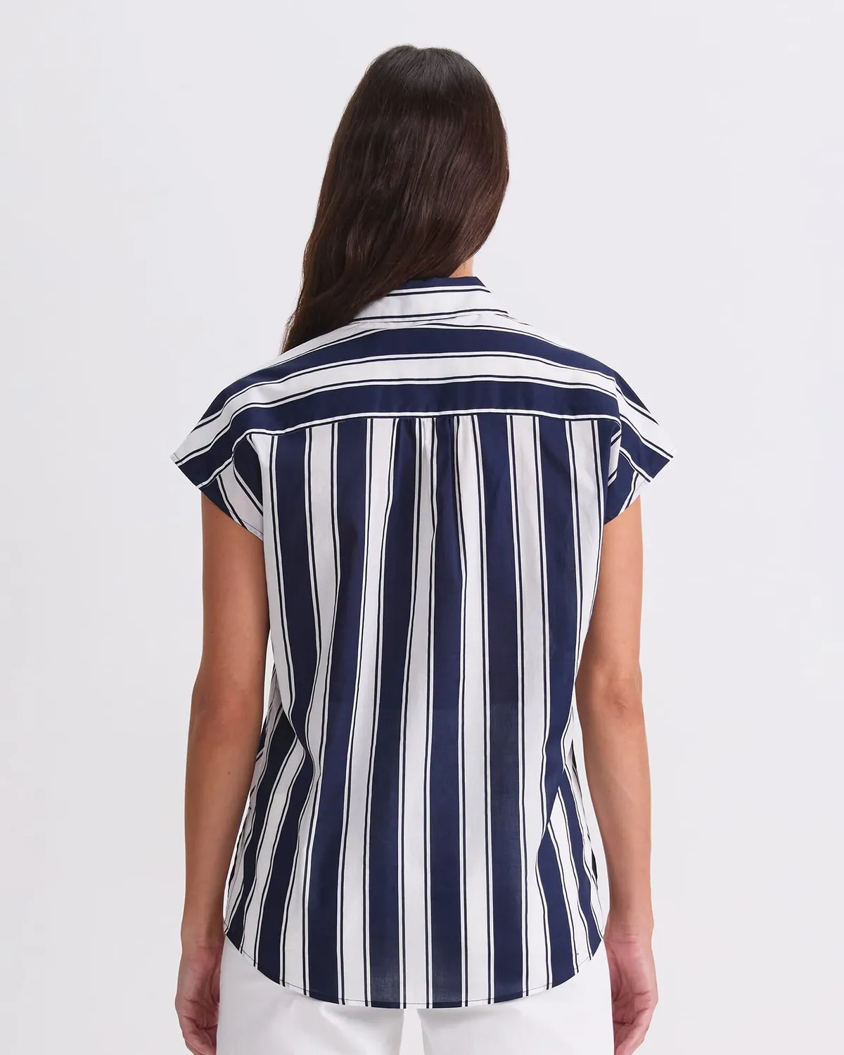 SPORTSCRAFT Lily chemisier voile coton rayé manches courtes