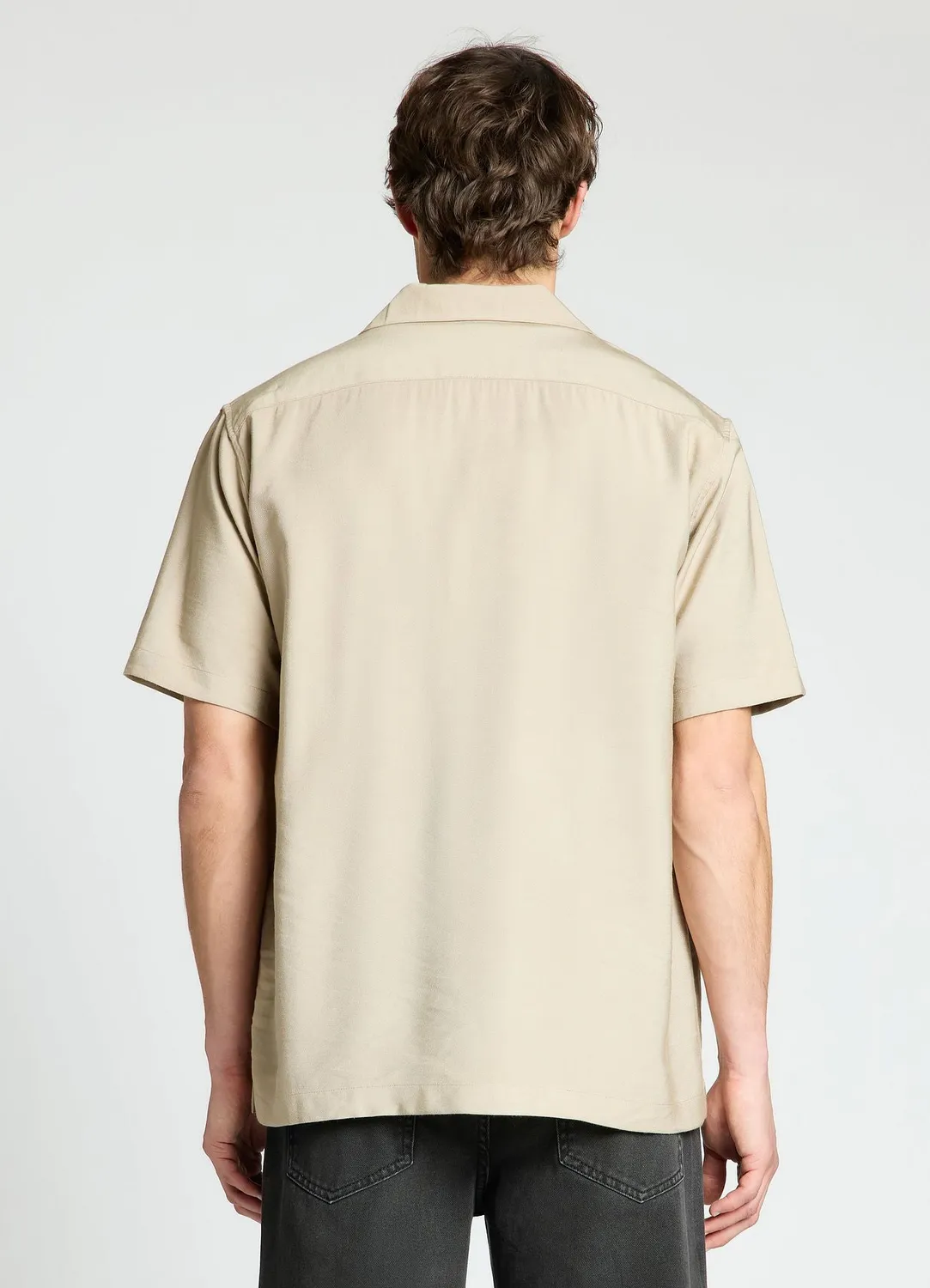 Calliope chemise homme bowling manches courtes unie