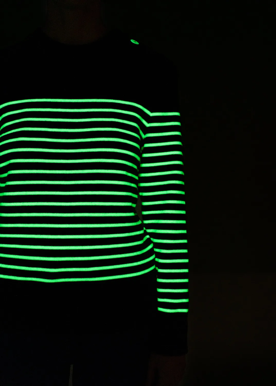 Saint James Binic pull marin phosphorescent marine