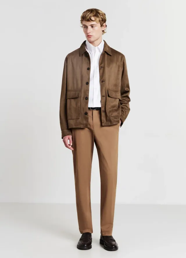Calliope chino homme uni coupe régulière