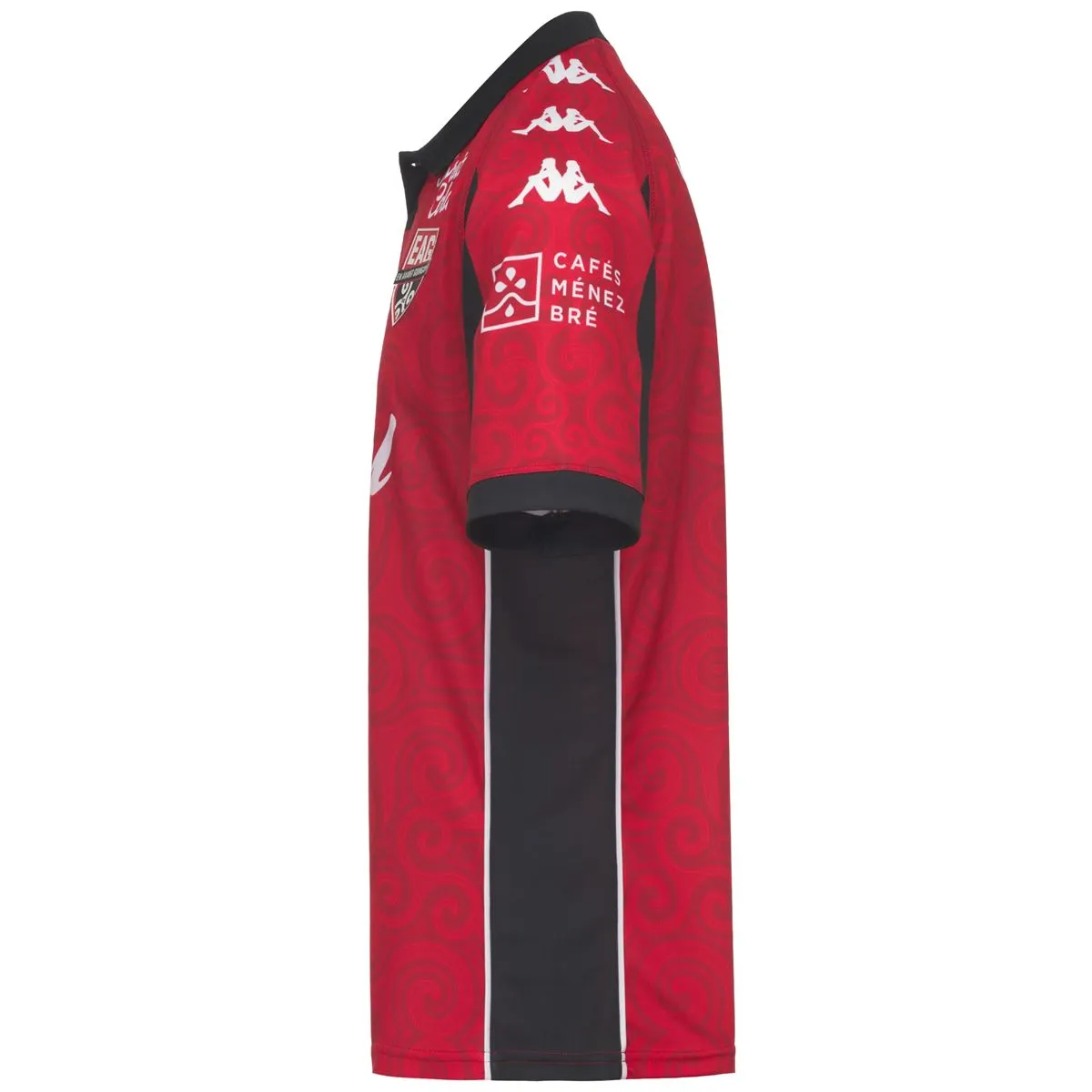 Kappa Meerolo Home EA Guingamp 26/27 maillot enfant rouge