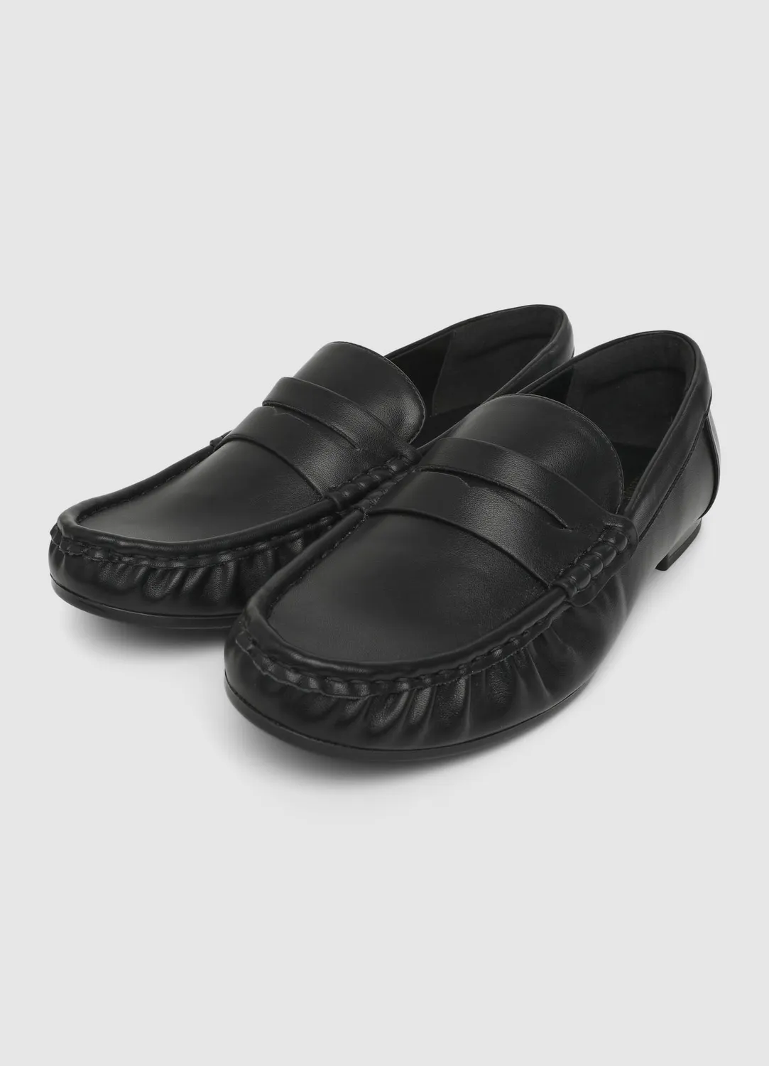 Calliope mocassins froncés slip-on femme bout rond