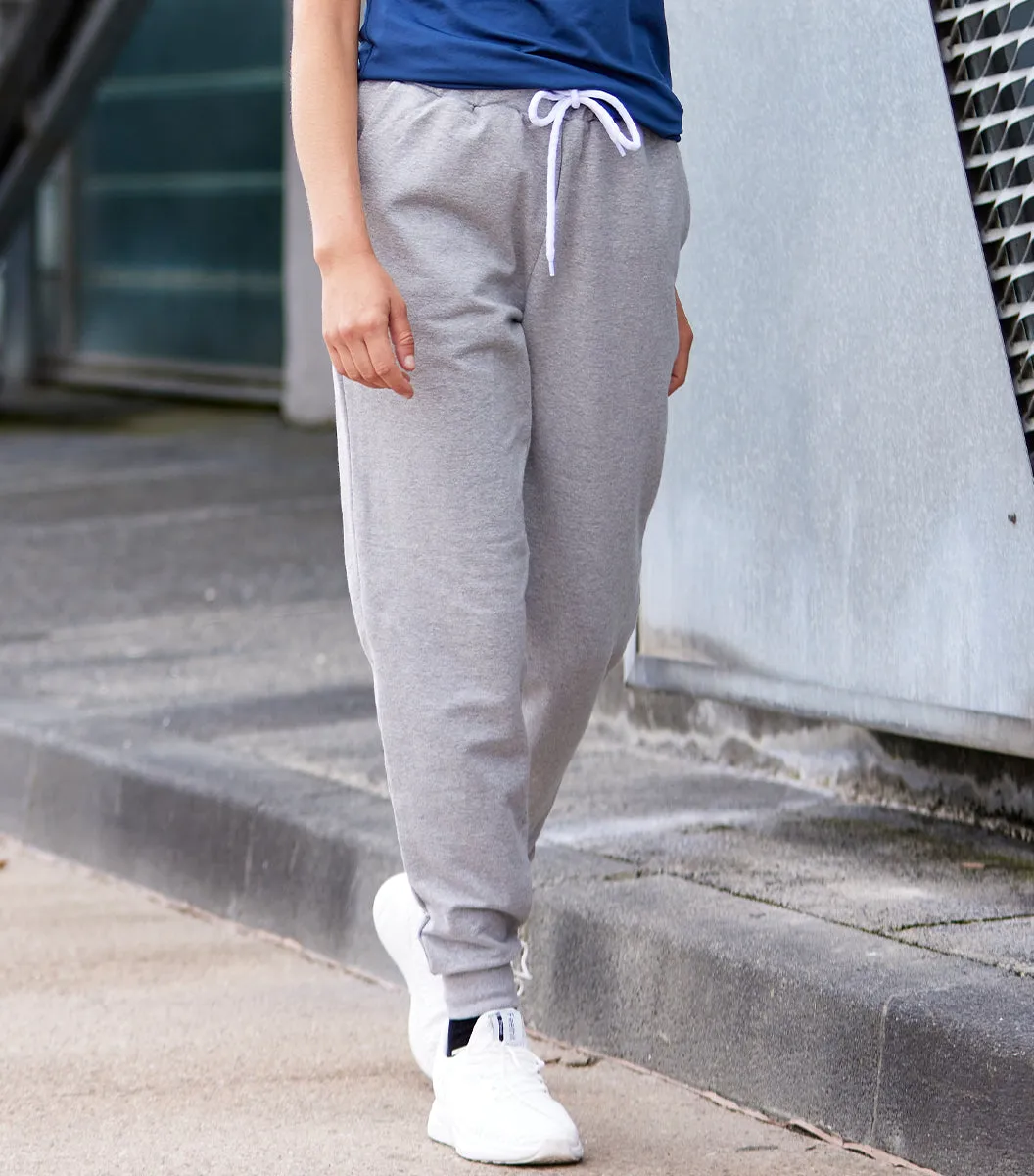 Cocorico Intemporel jogging femme gris chiné coton