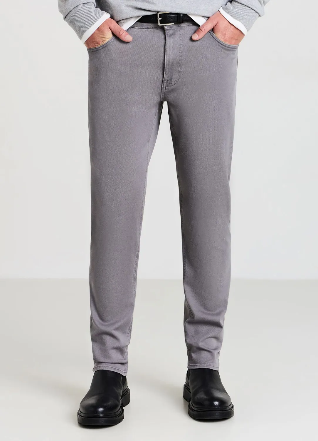 Calliope pantalon uni homme 5 poches