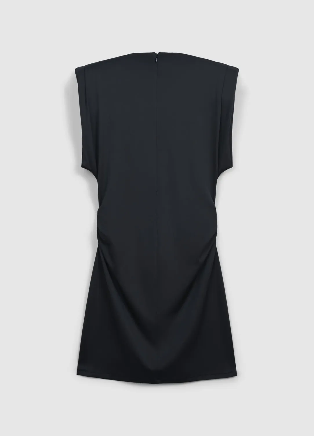 Calliope mini-robe unie épaules rembourrées