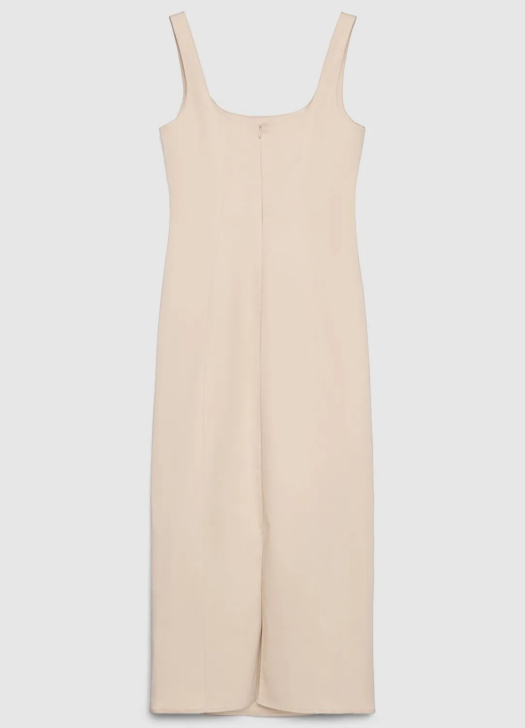Calliope Atelier robe fourreau femme col carré unie
