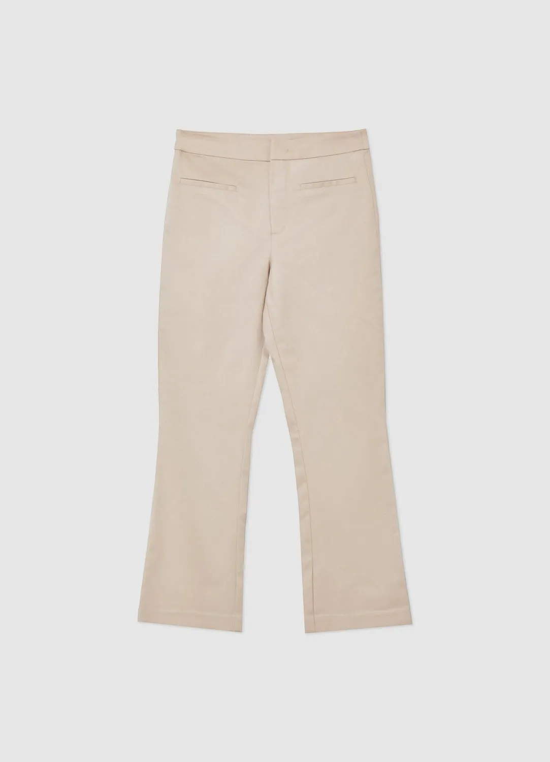 Calliope pantalon cropped flare femme coton