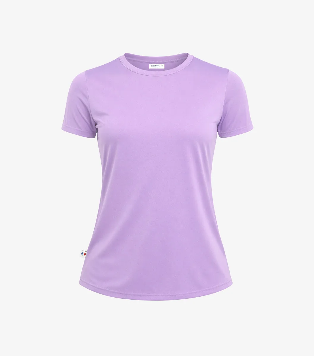 Cocorico Focus t-shirt sport femme lilas technique