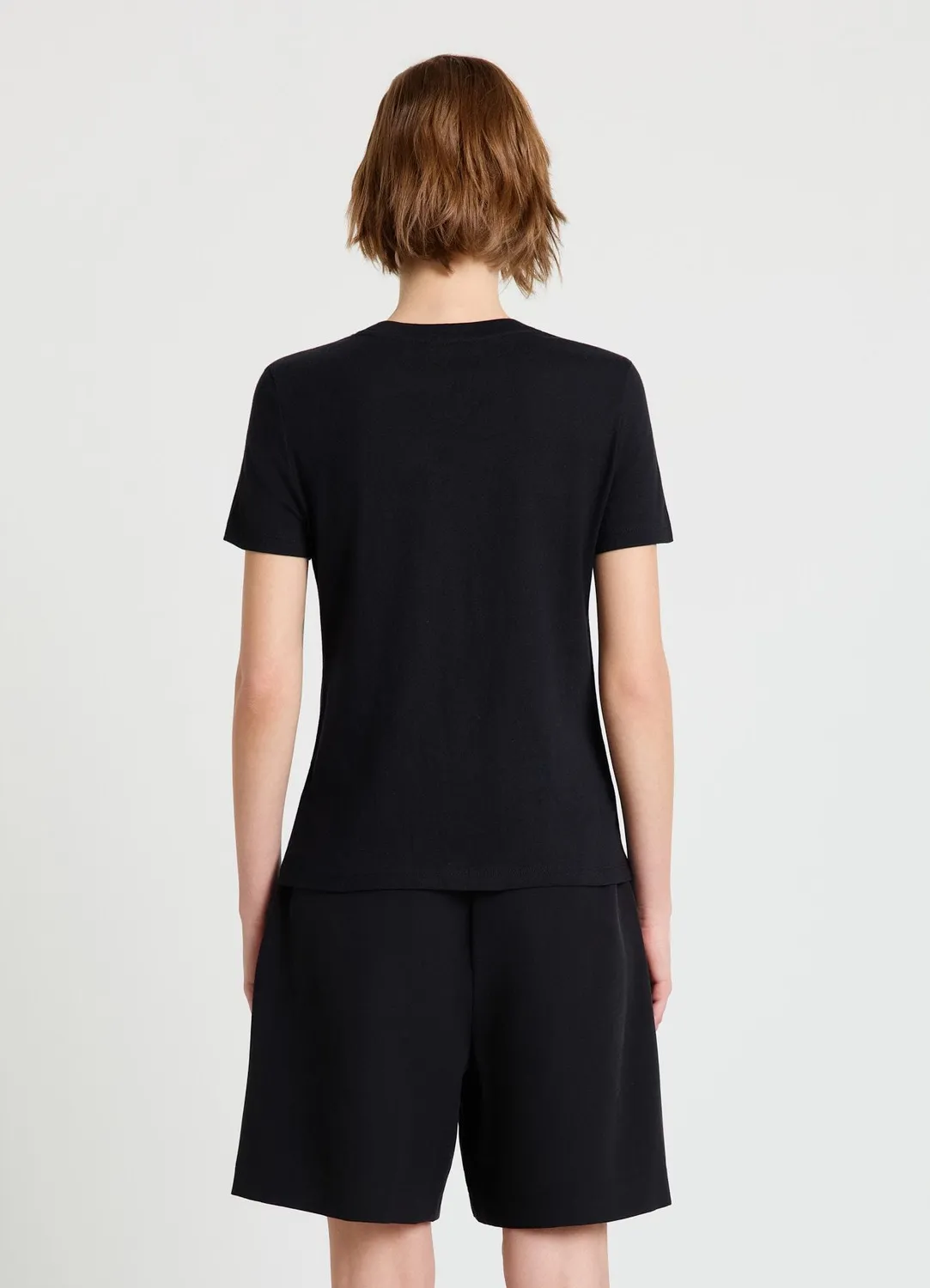 Calliope T-shirt femme cœur strass manches courtes