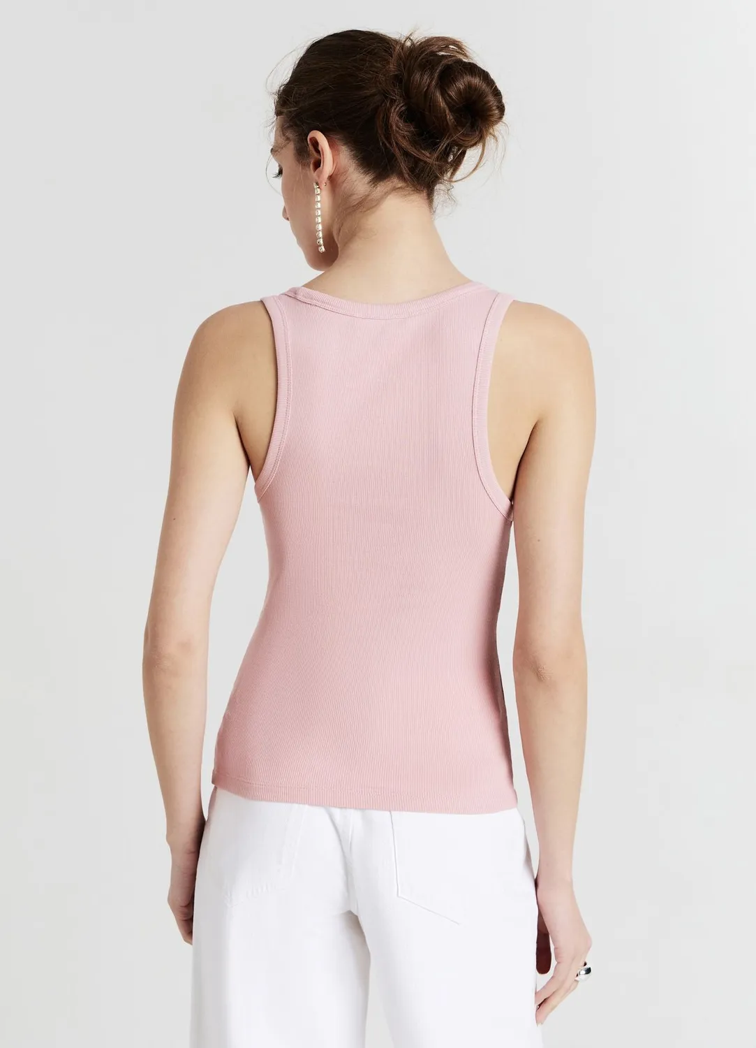 Calliope top col large côtelé femme coton