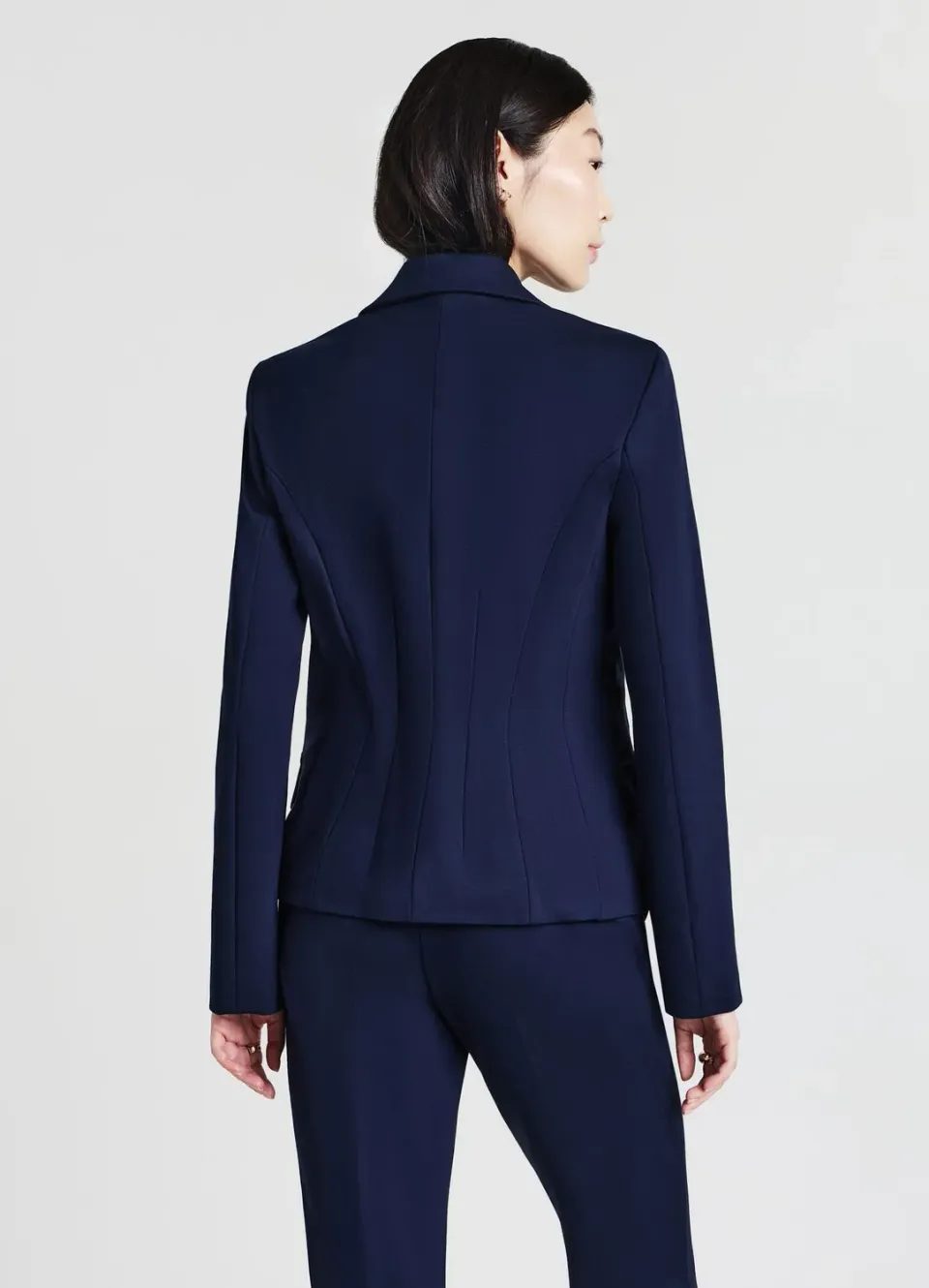 Calliope Veste zip femme point milano revers