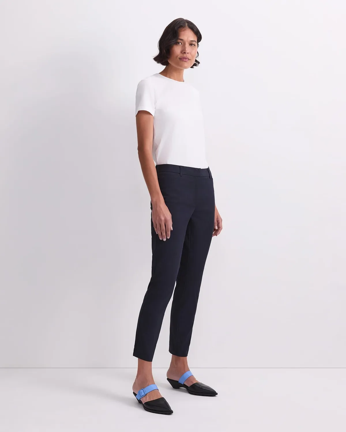 Sportscraft Evie Pantalon Capri Femme Coton Stretch Anti-froissage