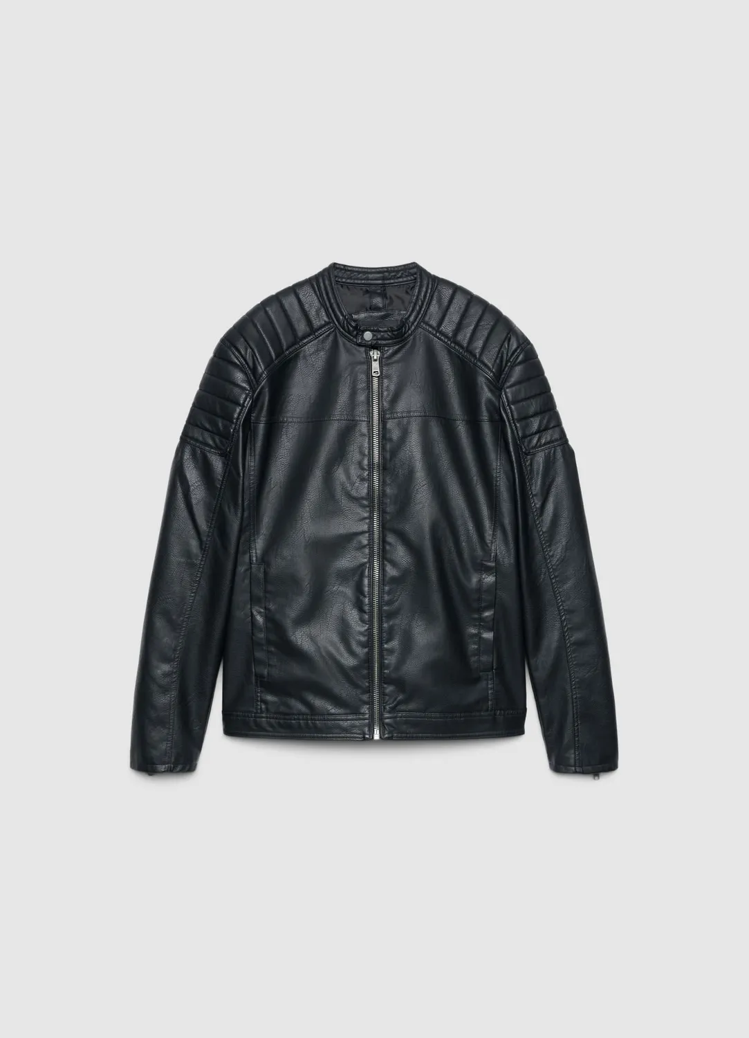 Calliope veste biker homme effet cuir slim
