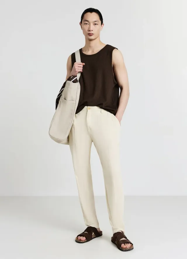 Calliope pantalon uni homme regular