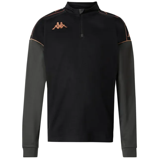 Kappa Massolo sweat noir enfant mesh