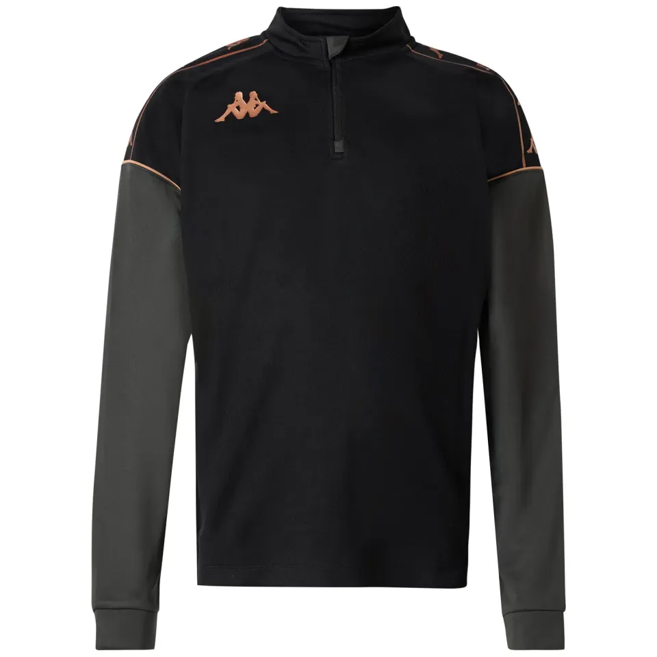 Kappa Massolo sweat noir enfant mesh