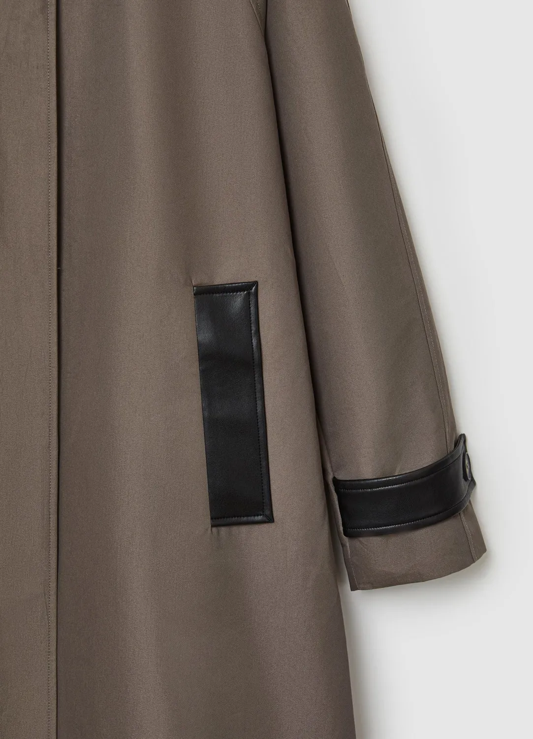 Calliope trench femme droit col contraste