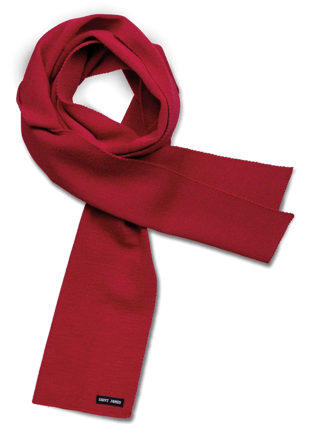 Saint James Scarf écharpe laine bordeaux Médoc adulte 1,6 m