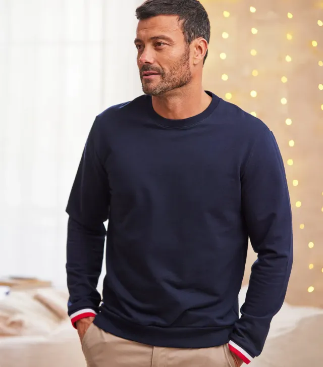 Cocorico Supporter Sweat Homme Marine Coton