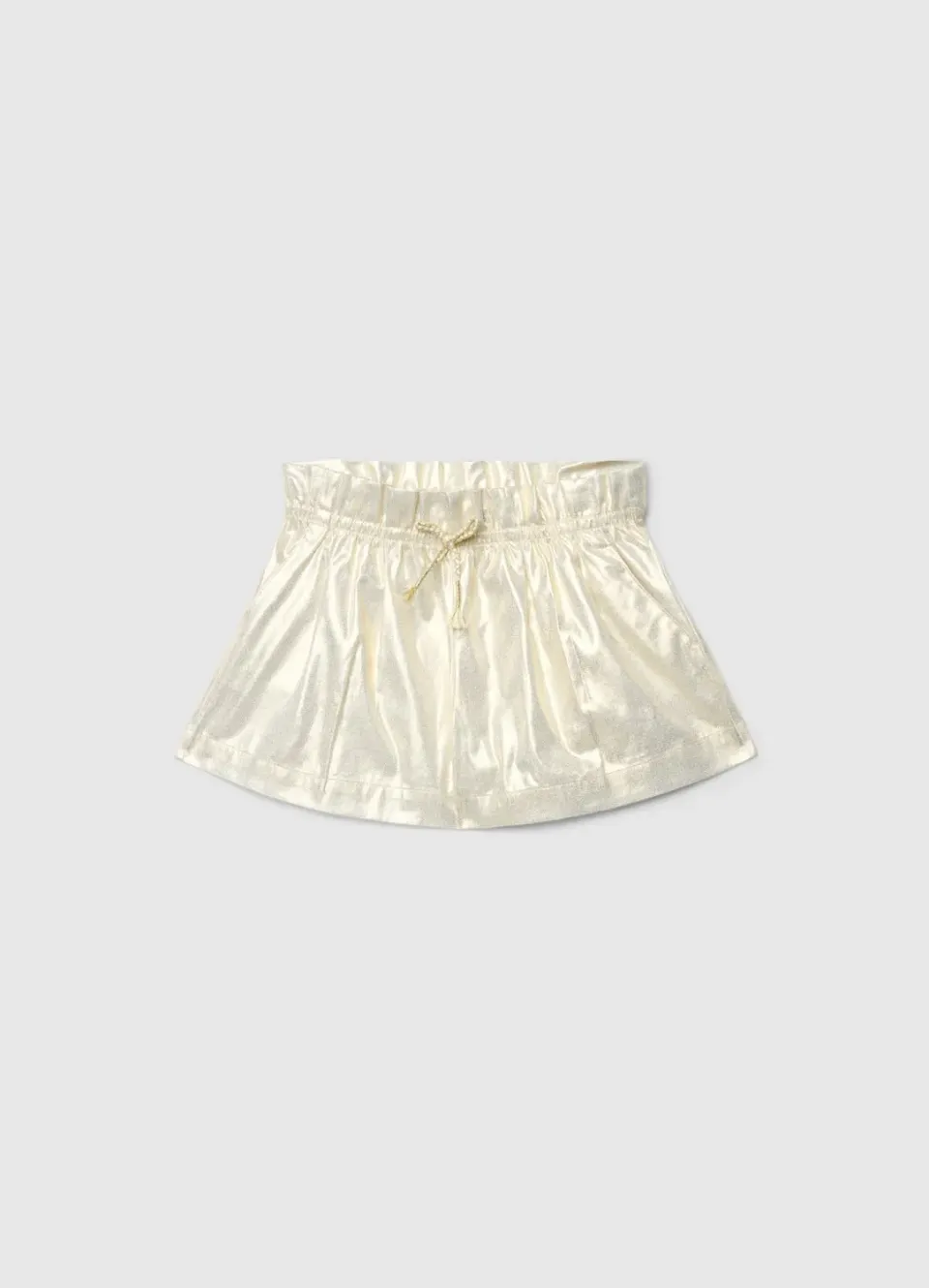 Calliope short fille enduit taille élastique