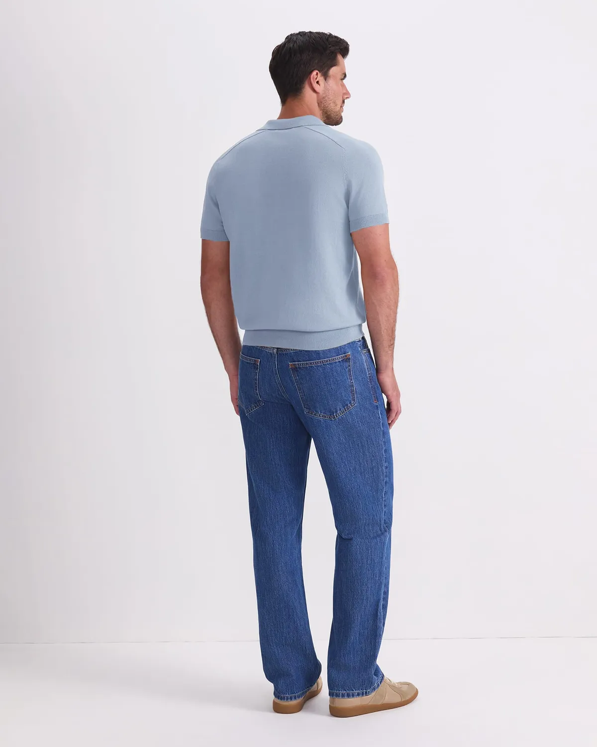 Sportscraft Brookes polo homme soie coton manches courtes