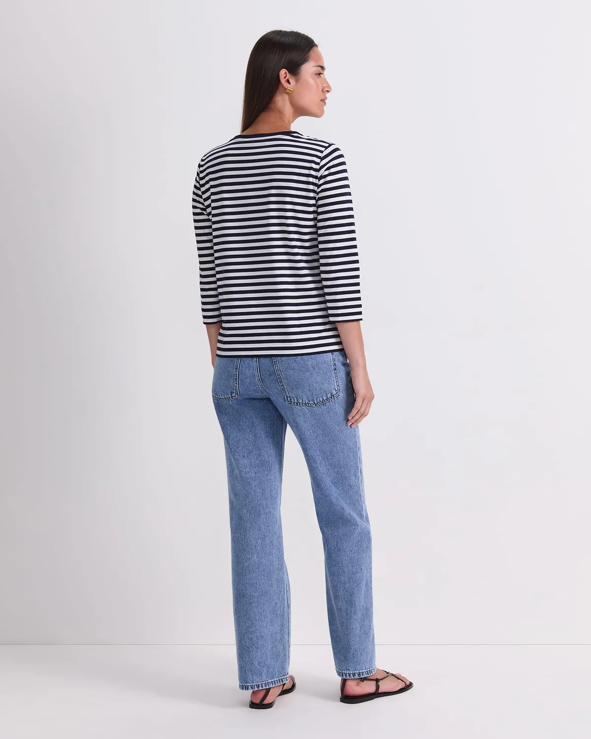 Sportscraft Mercerised tee femme coton manches 3/4