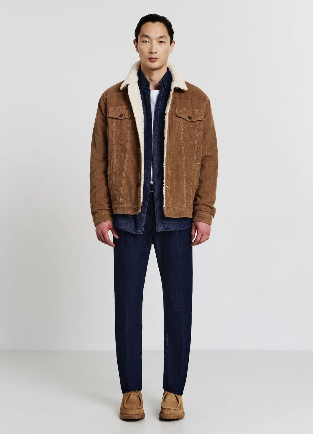 Calliope veste matelassée homme velours taille L
