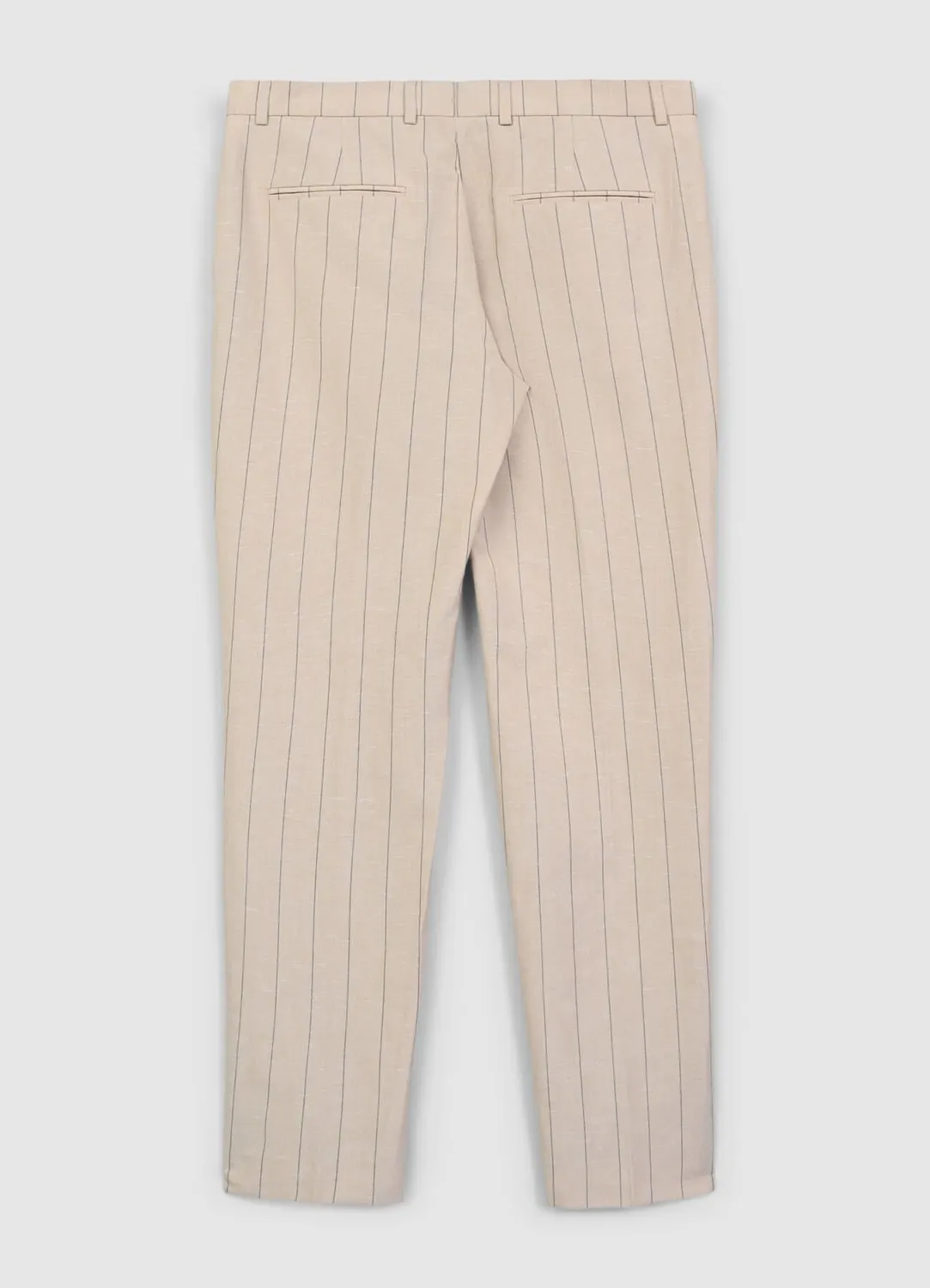 Calliope pantalon tailleur homme à rayures regular