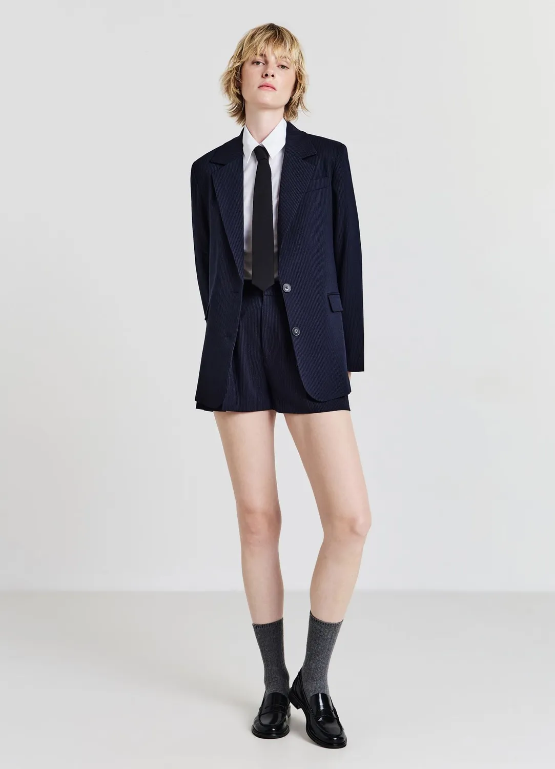 Calliope veste blazer rayée femme deux boutons