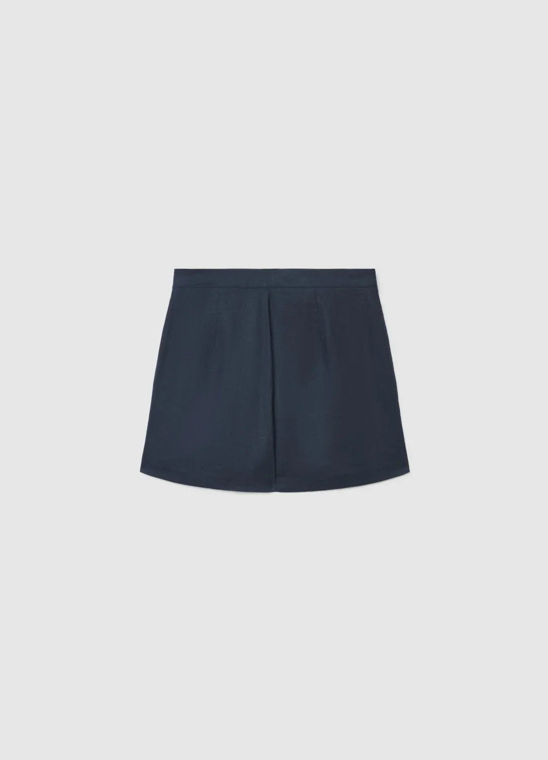 Calliope jupe-short boutons femme unie taille haute