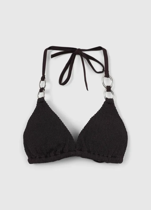 Calliope haut maillot triangle anneaux femme