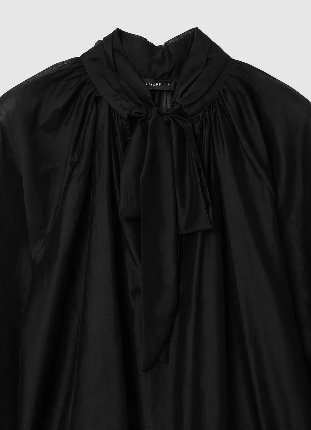 Calliope Blouse volants col lavallière femme ample