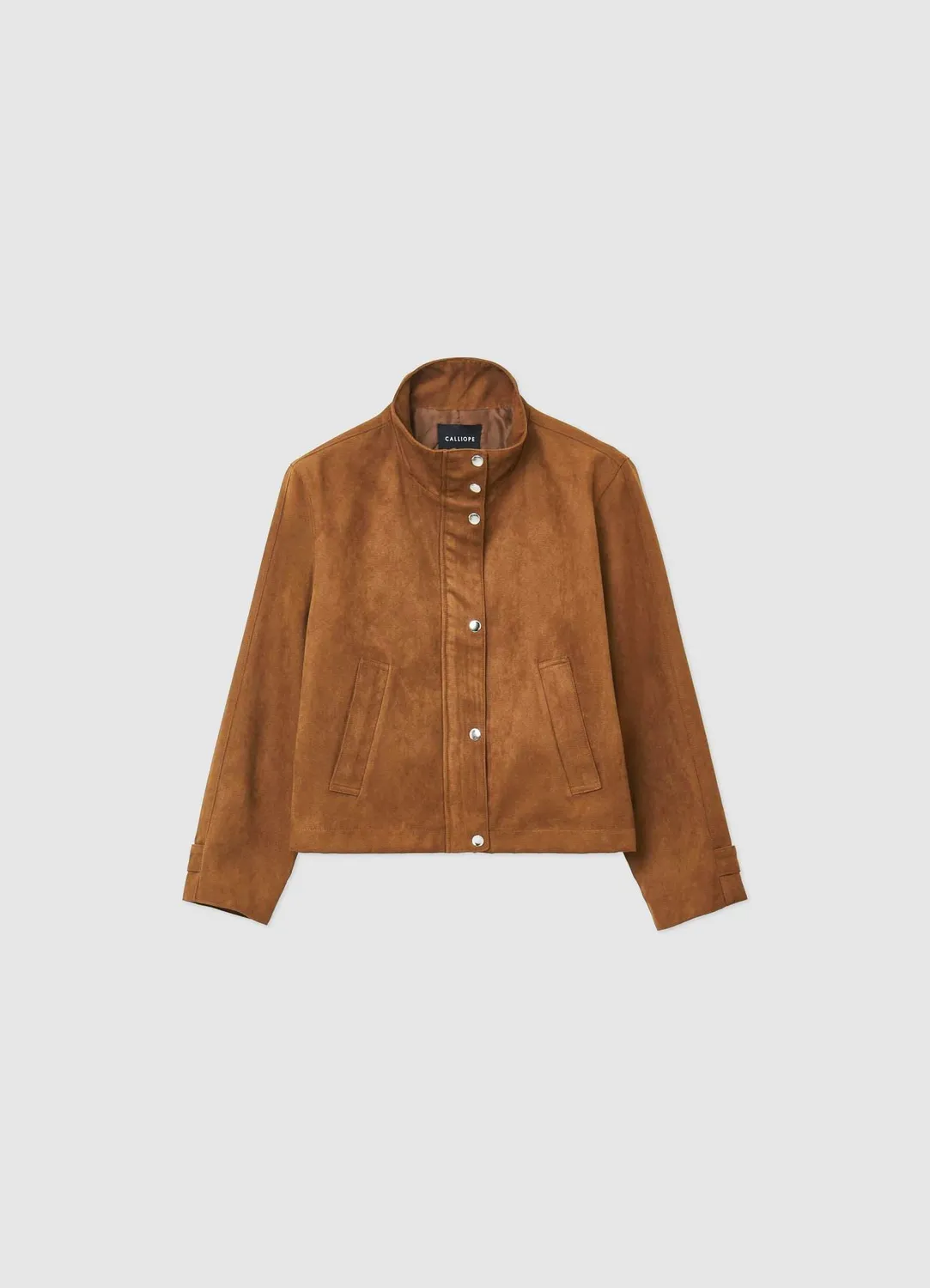 Calliope blouson col montant femme suédine