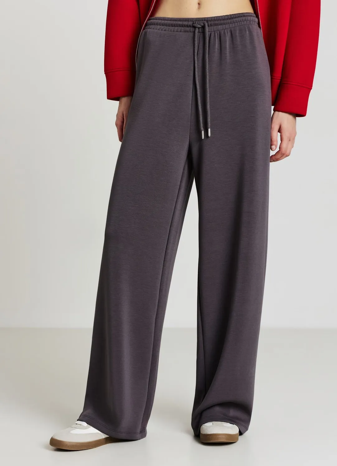 Calliope pantalon palazzo femme uni large