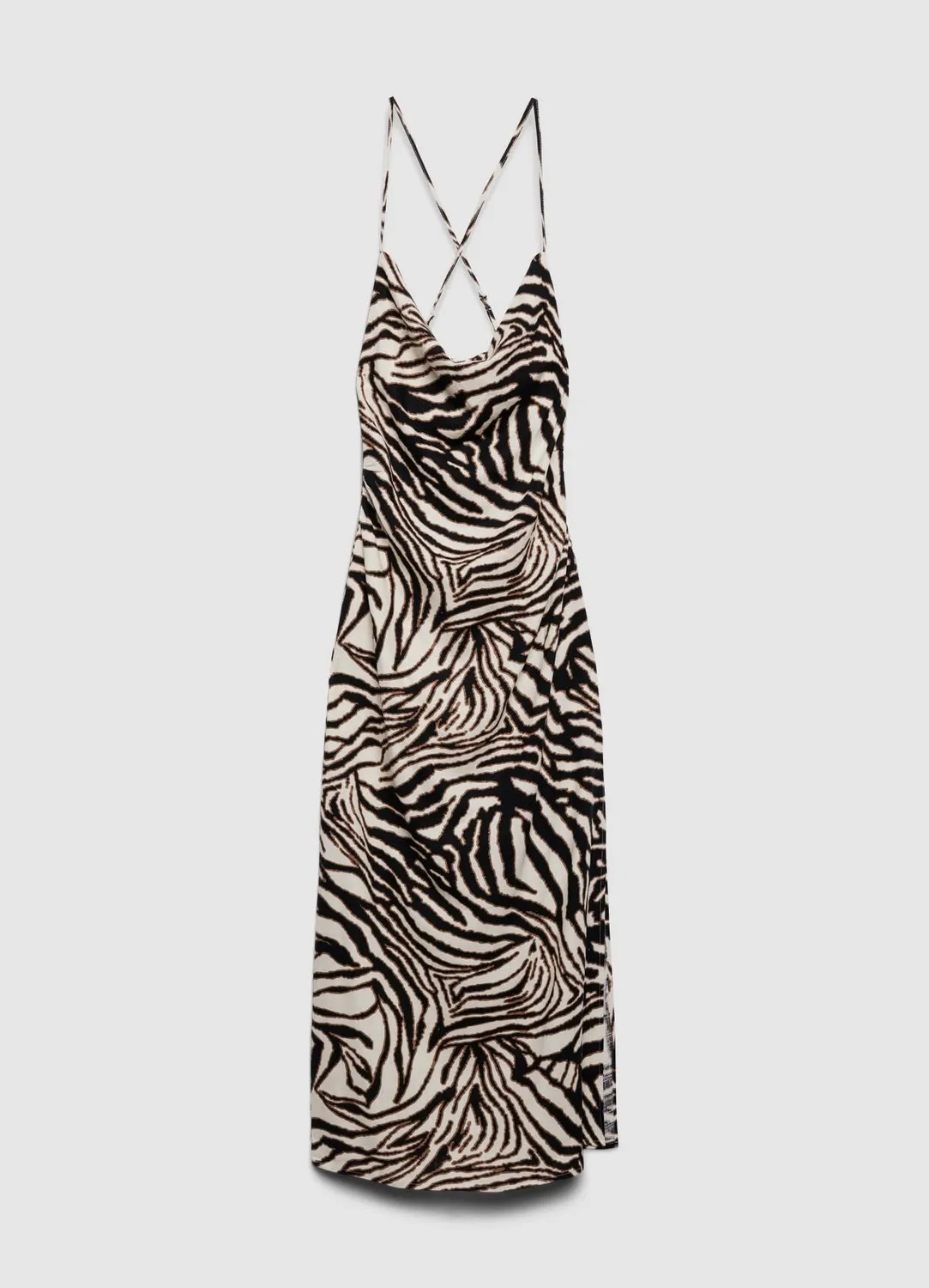 Calliope Abito lungo Robe longue femme imprimé zèbre