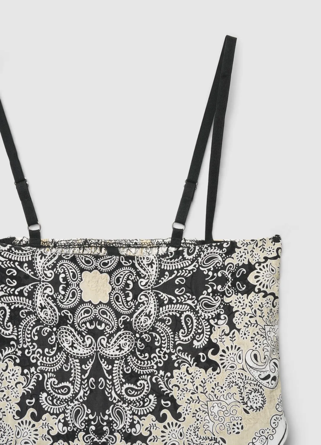 Calliope top femme bandana paisley bretelles réglables