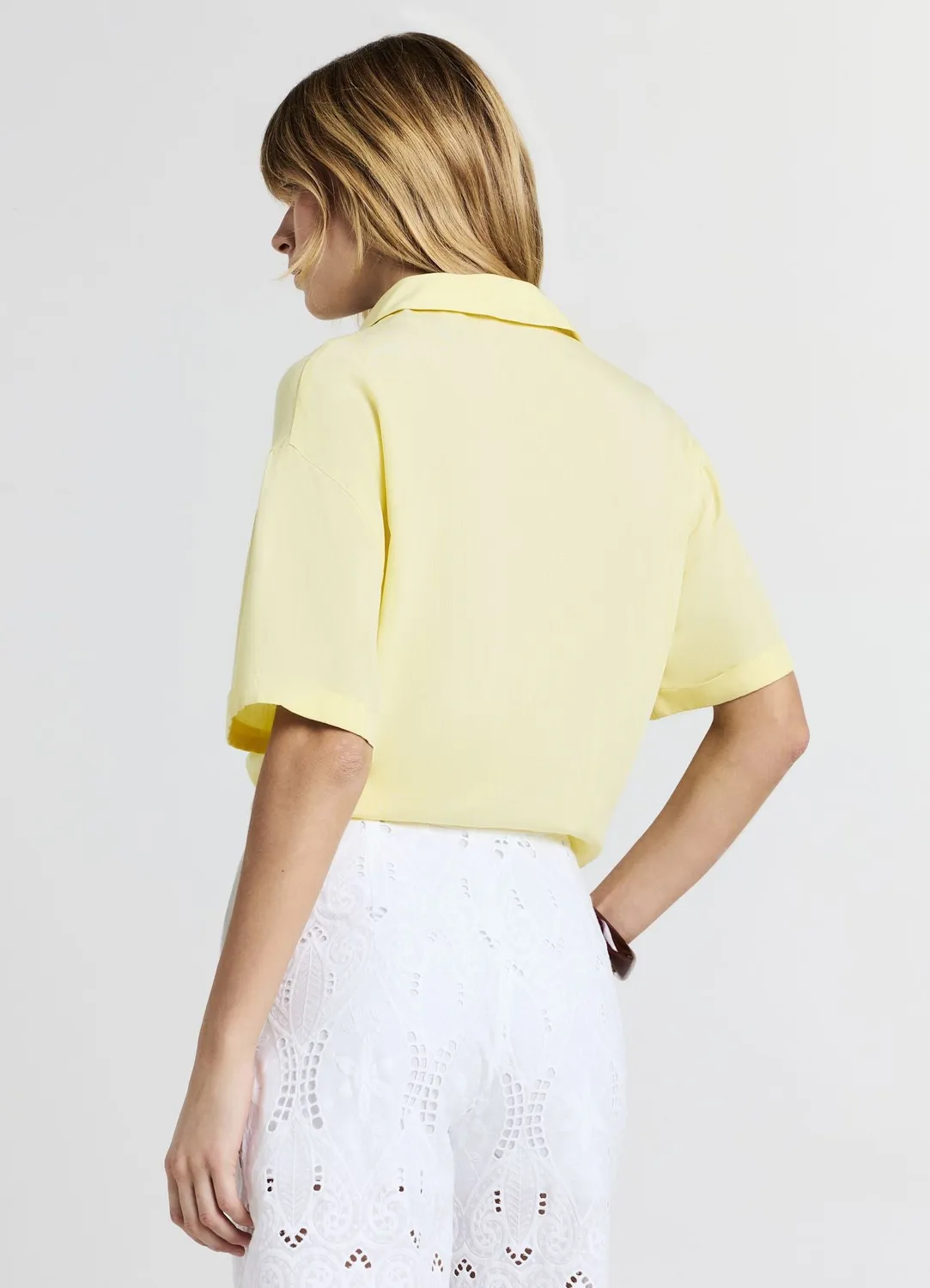 Calliope chemise nouée femme manches courtes regular